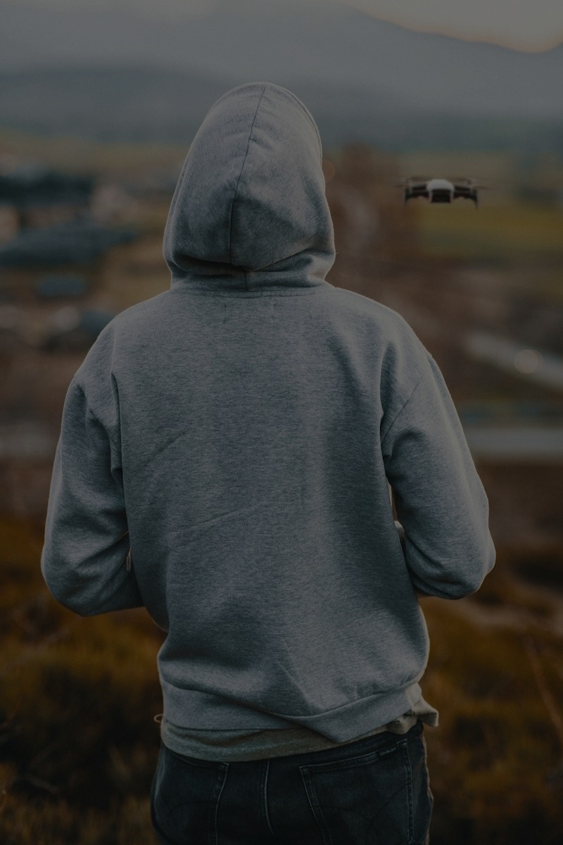 Vintage Raw-Hem Hoodie